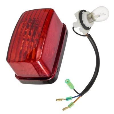 Taillight Assembly w/ Bulb For Yamaha Wolverine, Kodiak, Grizzly, Rhino, Banshee - Image 1 of 4