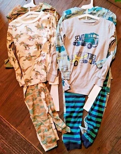 new JUST ONE YOU by CARTERS sz 7 LOT of 2 OUTFITS design choice camo dinos semis - Picture 1 of 7