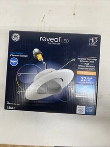 LED Reveal 6" GE Dimmable Replacement Indoor Swivel Head Recessed Downlight - Picture 1 of 1