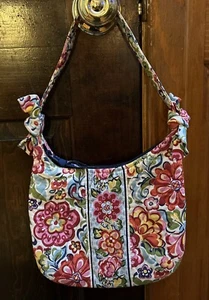 Vera Bradley Hope Garden Small Purse Handbag Bag Pink Floral Quilted - Picture 1 of 9