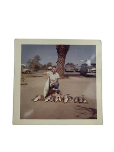 Vintage Snapshot Photograph of a Woman w/ the Catch of the Day 3.5"x3" - Picture 1 of 4