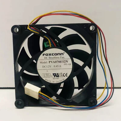 1pcs New FOXCONN PVA070E12N 12V 0.45A 4pin CPU fan#QW - Image 1 of 3