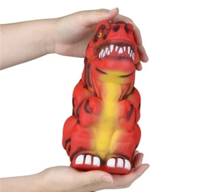 Dinosaurio JUMBO SQUISH T-REX de 13,5" - El color puede variar Foto 1 de 3