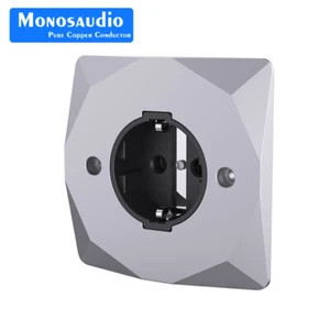 Power Wall Plates Socket AC Outlet Covers Rhodium Plated Receptacles Home&Garden - Picture 1 of 4