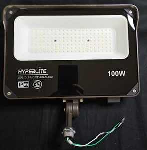 Hyperlite Led Flood Light 100W 20000Lm 5000K Daylight Ip65 Waterproof Outdoor Fl - Picture 1 of 5