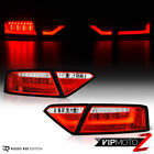 For 08-12 Audi A5 S5 Red OLED Neon Tube Tail Light Brake Signal Lamp LH+RH Side