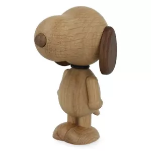 Boyhood Wooden Peanuts Snoopy Figure 10cm - Picture 1 of 4