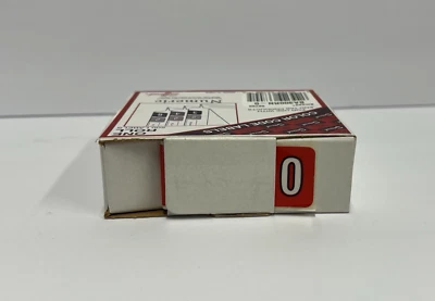 SMEAD BA300RN - 0 Numeric Color Code RED End Tab - 500 Labels per Roll 66700 - Image 1 of 2