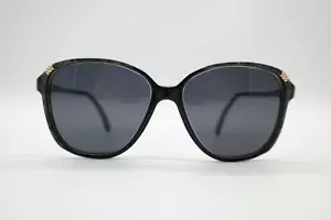 Vintage Luxottica 4152 183 Black Gold Multicolored Oval Sunglasses - Picture 1 of 6