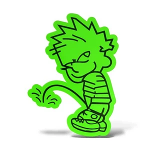 Adesivo BAMBINO CHE FA PIPì Sticker Divertente Auto Lunotto Cofano Finestrino - Imagen 1 de 14