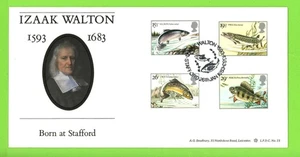 G.B. 1983 River Fish set u/a Bradbury Izaak Walton First Day Cover, LFDC 23 - Picture 1 of 1