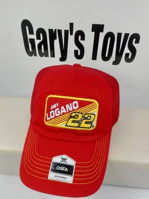 Nuevo sombrero Nascar Truckers - JOEY LOGANO ROJO Foto 1 de 2