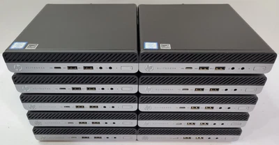 LOT 10 HP EliteDesk 800 G4 DM 35W Mini 2.10GHz Core i5 8500T 16GB RAM NO HDD (a) - Image 1 of 4