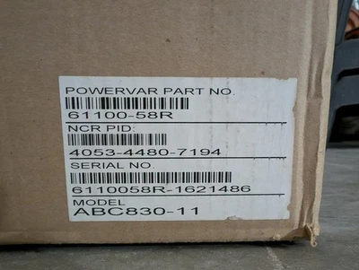 AMETEK POWERVAR POWER CONDITIONER 120V 8.3A ABC831-11 (61100-58R) NEW/UNOPENED - Image 1 of 4