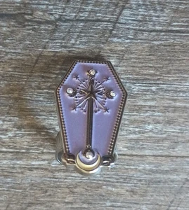 Anello automatico miele bara mistica strass lavanda ottone tono oro #S4 - Foto 1 di 4