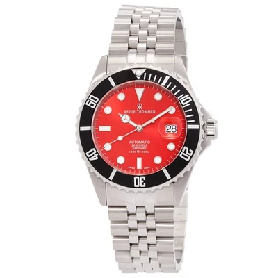 Revue Thommen Diver Automatic Red Dial Men's Watch 17571.2238 - Image 1 of 3