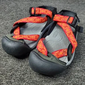 Keen Sandals Womens Sz 8 Orange Zerraport II Trail Sport Strap Closed Toe Floral - Picture 1 of 20