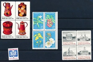 LS38232 USA folk art architecture fine lot MNH - Picture 1 of 1