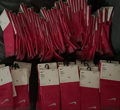 Nike Spark Calcetines Tobillo Acolchados Correr Rosa Lote De 96 Lote Al Por Mayor Foto 1 de 4