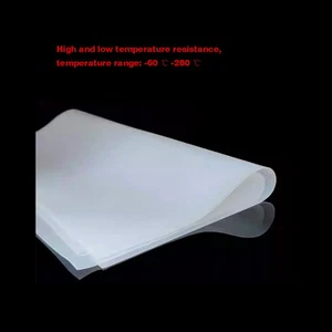 Lámina de silicona resistente a altas temperaturas semi transparente amortiguador - Imagen 1 de 13