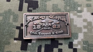 Challenge Coin USN Navy Chief Mess Tried Tempered & Trued 1893 - Picture 1 of 2