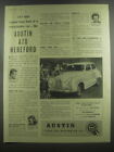 1953 Austin A70 Hereford Car Ad - Let's take a good long look