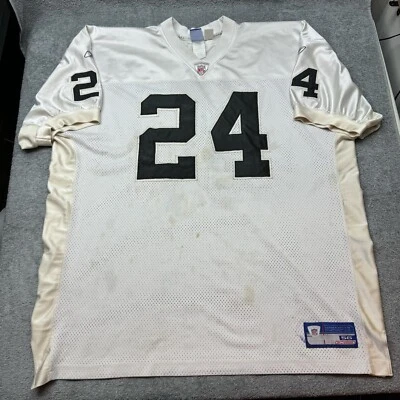 Camiseta cosida vintage para hombre Reebok Charles Woodson Raiders NFL talla 56 Foto 1 de 4