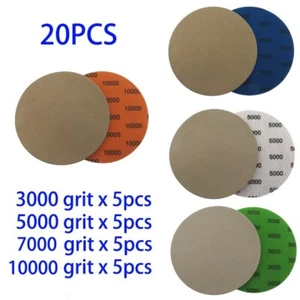 Disques ?? poncer polyvalents 5 pouces paquet de 20 3000 5000 7000 10000 grain i - Picture 1 of 8