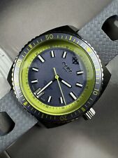 Zodiac sea dragon Retro Dive Watch Lime Green 38mm Rare Pre-Owned