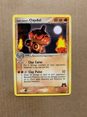 Magma's Claydol 33/95 EX Team Magma vs Team Aqua - Uncommon Pokemon Card - NM/M - Image 1 of 2