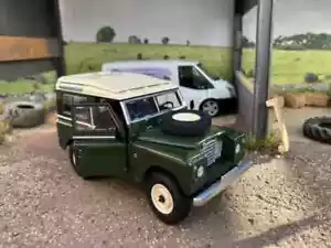 Land Rover Series 3 88 Safari roof Deep Bronze Green Marge Models 1:32 scale new - Picture 1 of 4