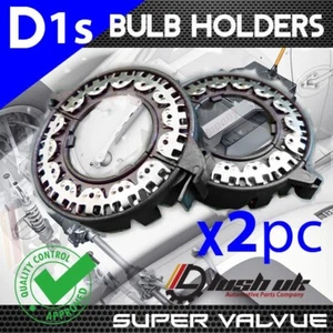 2x D1S D1R BULB HOLDERS CLIP RETAINER RING BMW AUDI XENON FARO HID H9 - Imagen 1 de 1