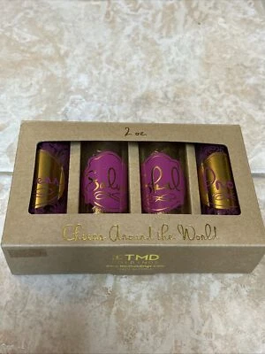 Nuevo en caja Cheers Around The World Tall Shooters 4 vasos coleccionables Foto 1 de 4