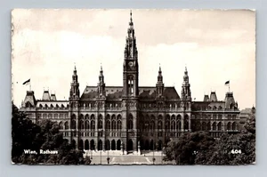 Wien Österreich Rathaus Wien Rathaus um 1960 Echtfoto Postkarte RPPC - Bild 1 von 2