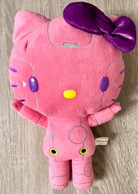 Rare Hello Kitty Pink Robot Robo Engineer Training Plush Stuffed Animal Sanrio - Image 1 of 4
