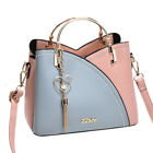 Contrast Color Shoulder Bag with Tassel Designer Handbag Crossbody Bag for Women