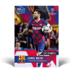 2020 TOPPS NOW UCL #55 LIONEL MESSI FC BARCELONA 'S ATTACKING MAESTRO - Picture 1 of 2