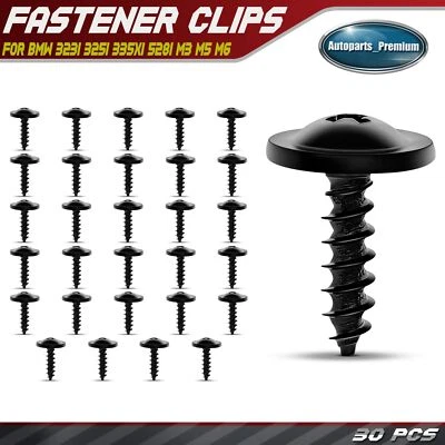 Clip de retención de tornillo de cabeza de relleno Phillips M5-2.12 30 piezas para BMW Serie 3 Foto 1 de 4