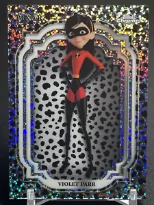 Violet Parr 2024 Topps Chrome Disney #98 Black & White Speckle SSP /101 - Picture 1 of 2