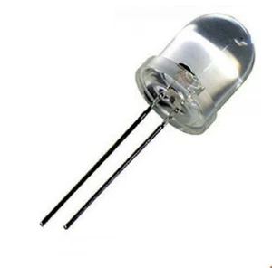 Leuchtdiode / LED, bedrahtet, pink, superhell, Ø 10mm, wasserklar, 3000mcd, 5St. - Bild 1 von 2