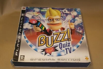 Buzz Quiz TV Special Edition PS3 PlayStation 3 Boxed  controllers - Image 1 of 4