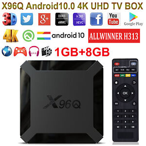 New Smart TV BOX 2024 Android 1.0 4K WIFI H313 Quad-Core HDMI Media Player 1+GB