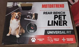 Funda de asiento de coche para perro Motor Trend para asiento trasero - impermeable antideslizante - Imagen 1 de 4
