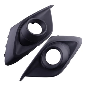 1Pair Front Bumper Fog Light Cover Bezel Trim Fit For Mazda 3 2014-16 New - Picture 1 of 5
