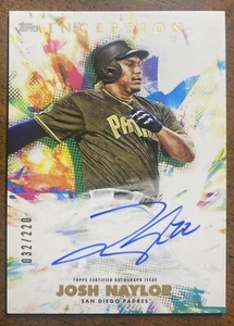 2020 TOPPS INCEPTION ROOKIES & EMERGING STARS JOSH NAYLOR AUTOGRAPH #’d 032/220 - Picture 1 of 5