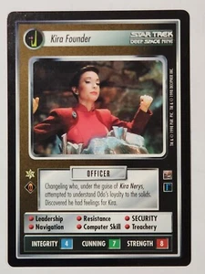 Star Trek CCG Dominion - KIRA FOUNDER - Jem Hadar - Rare - NM/MT Never Played - Picture 1 of 1