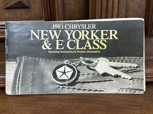 Vintage 1983 Chrysler New Yorker & E class owners manual - Picture 1 of 5