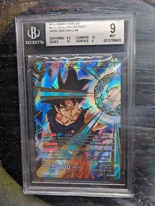 Como nuevo 9 Beckett 2018 Cross Worlds - Ultra Instinct Sign Son Goku SR BT3-033 losa - Imagen 1 de 11