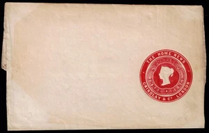 1865 3d Rose Carmine The Home News & Grindlay Advertising Ring Fine Unused - Picture 1 of 2