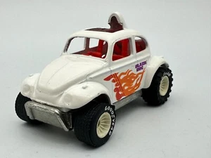 Hot Wheels Real Riders Volkswagen Baja Bug, White & Flames, GYW, 1:64, Excellent - Picture 1 of 10